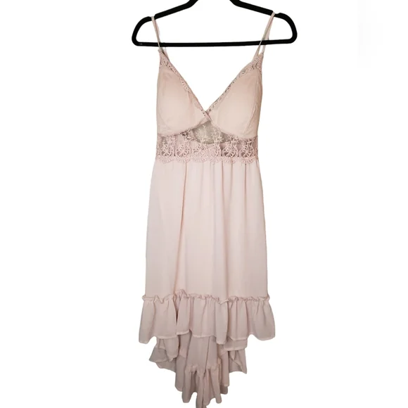 Blashe | Dresses | Blashe Rose Pink Hi Low Lined Sheer Lace Dress Padded Bra Size Xl | Poshmark Blashe | Dresses | Blashe Rose Pink Hi Low Lined Sheer Lace Dress Padded Bra Size Xl | Poshmark